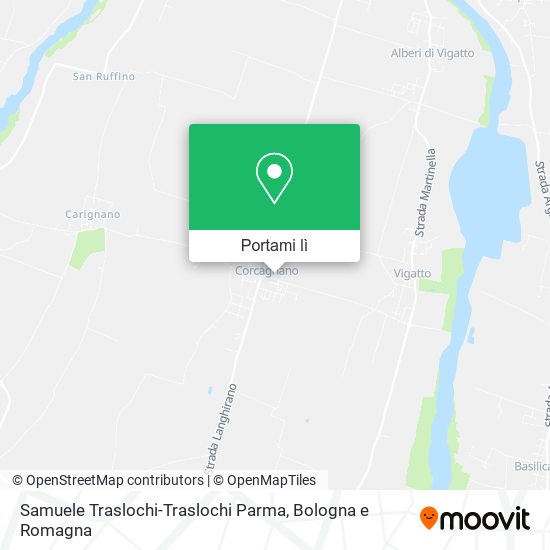 Mappa Samuele Traslochi-Traslochi Parma