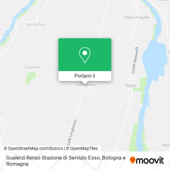 Mappa Gualerzi Renzo Stazione di Servizio Esso