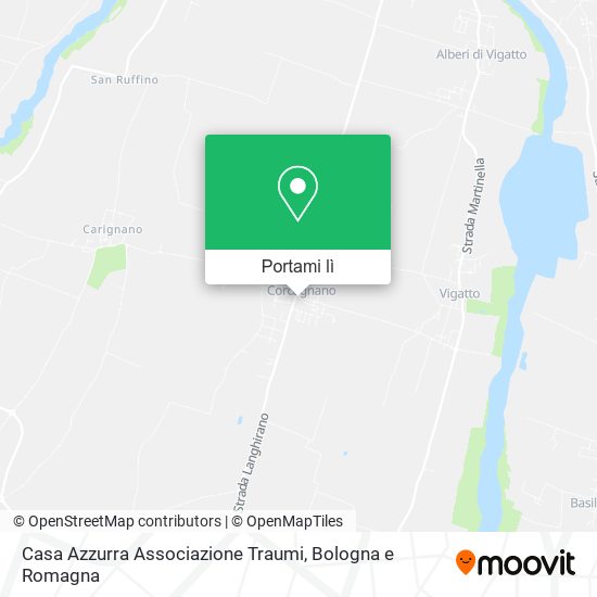 Mappa Casa Azzurra Associazione Traumi