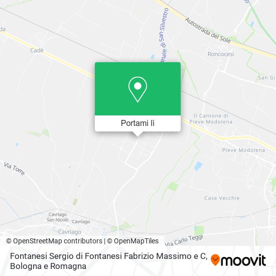 Mappa Fontanesi Sergio di Fontanesi Fabrizio Massimo e C