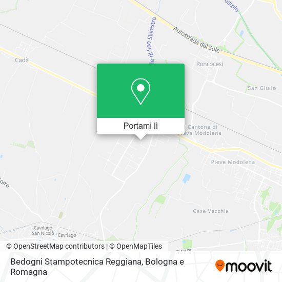 Mappa Bedogni Stampotecnica Reggiana