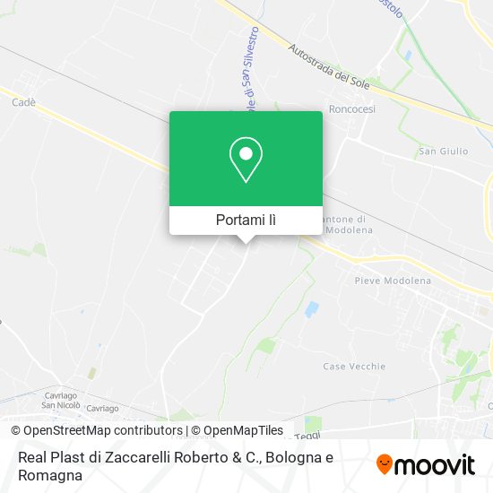 Mappa Real Plast di Zaccarelli Roberto & C.