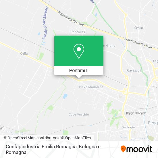 Mappa Confapindustria Emilia Romagna