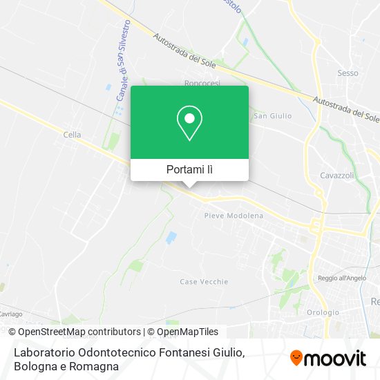 Mappa Laboratorio Odontotecnico Fontanesi Giulio