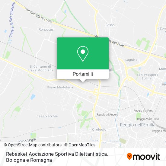 Mappa Rebasket Aociazione Sportiva Dilettantistica