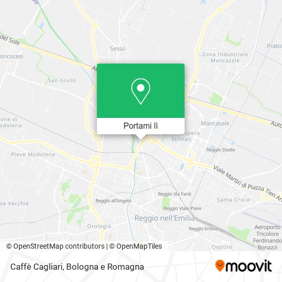 Mappa Caffè Cagliari