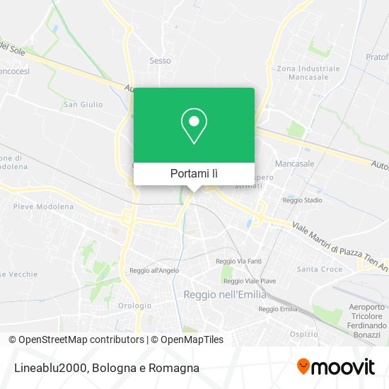 Mappa Lineablu2000