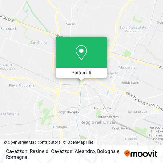 Mappa Cavazzoni Resine di Cavazzoni Aleandro
