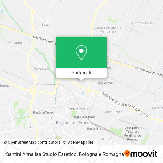 Mappa Santini Annalisa Studio Estetico