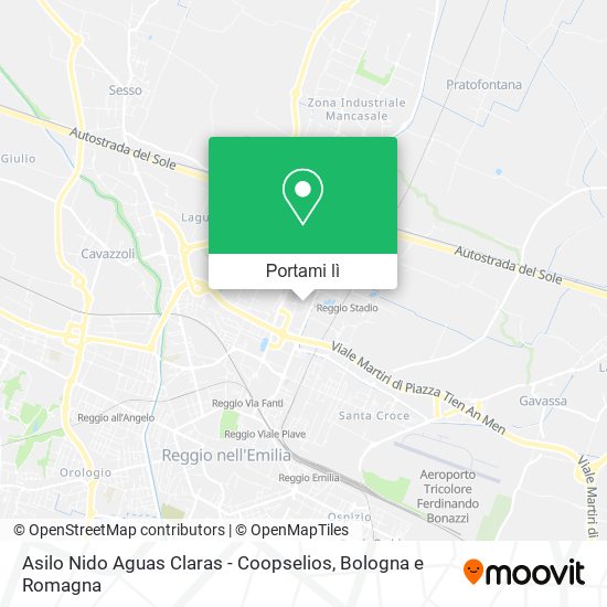 Mappa Asilo Nido Aguas Claras - Coopselios