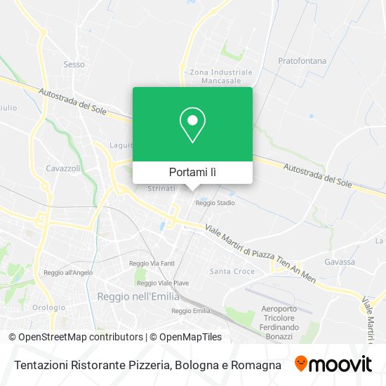 Mappa Tentazioni Ristorante Pizzeria