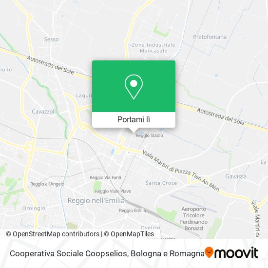 Mappa Cooperativa Sociale Coopselios