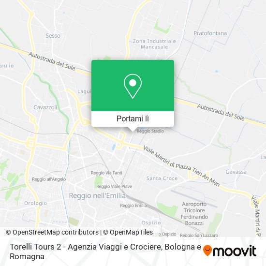 Mappa Torelli Tours 2 - Agenzia Viaggi e Crociere