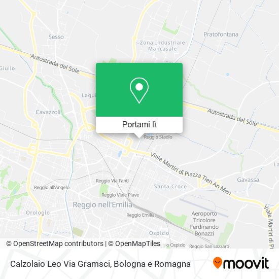 Mappa Calzolaio Leo Via Gramsci
