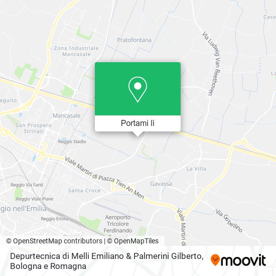 Mappa Depurtecnica di Melli Emiliano & Palmerini Gilberto