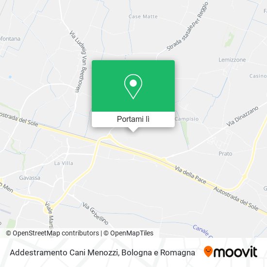 Mappa Addestramento Cani Menozzi