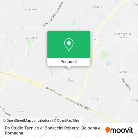 Mappa Rb Studio Tecnico di Bonaccini Roberto
