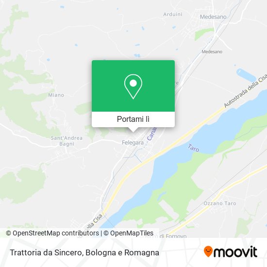 Mappa Trattoria da Sincero