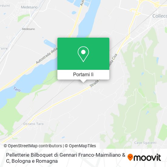 Mappa Pelletterie Bilboquet di Gennari Franco-Maimiliano & C