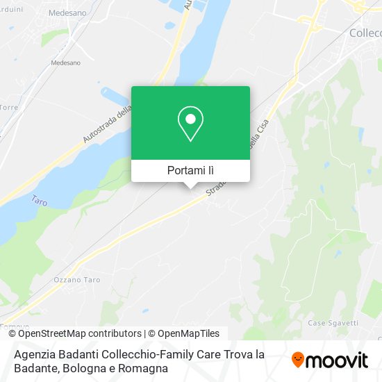 Mappa Agenzia Badanti Collecchio-Family Care Trova la Badante