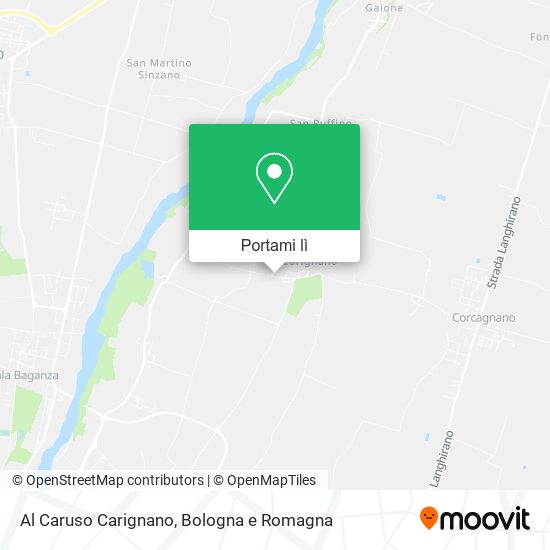Mappa Al Caruso Carignano