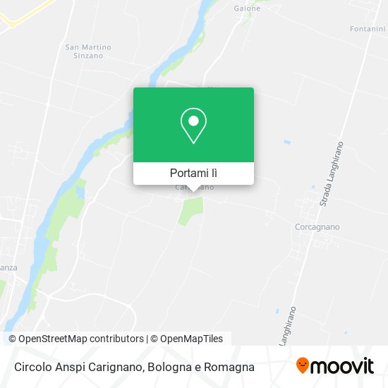 Mappa Circolo Anspi Carignano