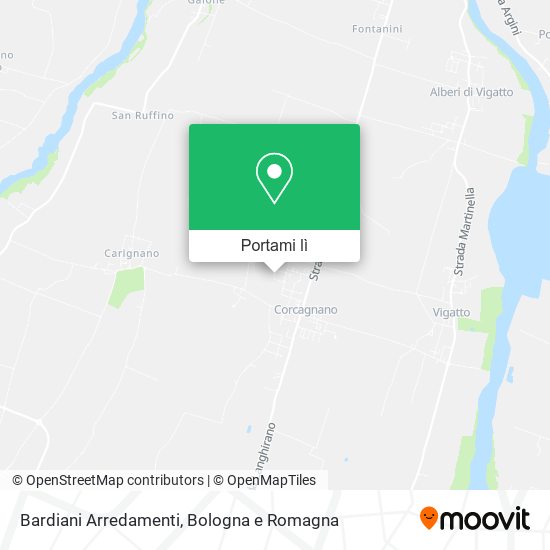 Mappa Bardiani Arredamenti