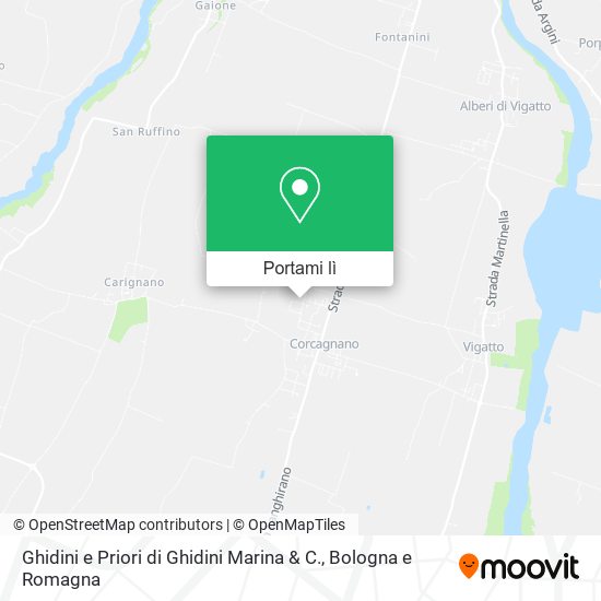Mappa Ghidini e Priori di Ghidini Marina & C.