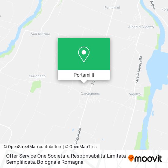 Mappa Offer Service One Societa' a Responsabilita' Limitata Semplificata