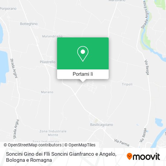 Mappa Soncini Gino dei Flli Soncini Gianfranco e Angelo