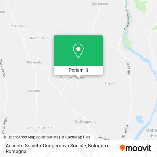 Mappa Accento Societa' Cooperativa Sociale