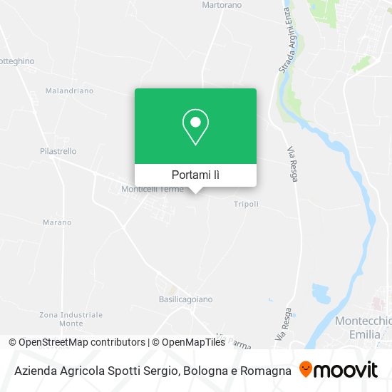 Mappa Azienda Agricola Spotti Sergio