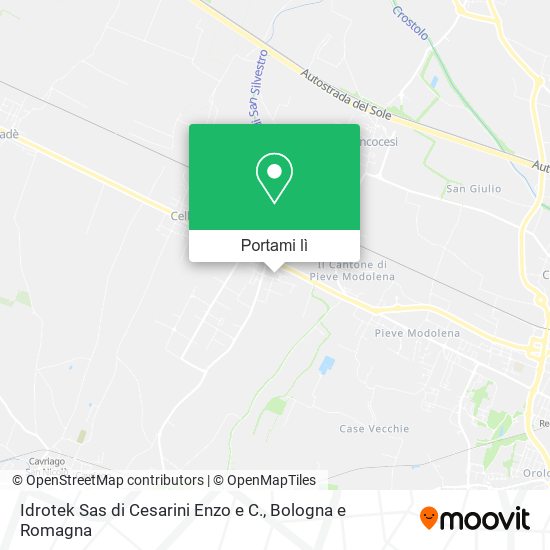 Mappa Idrotek Sas di Cesarini Enzo e C.
