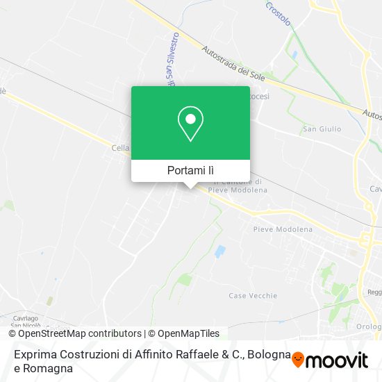 Mappa Exprima Costruzioni di Affinito Raffaele & C.