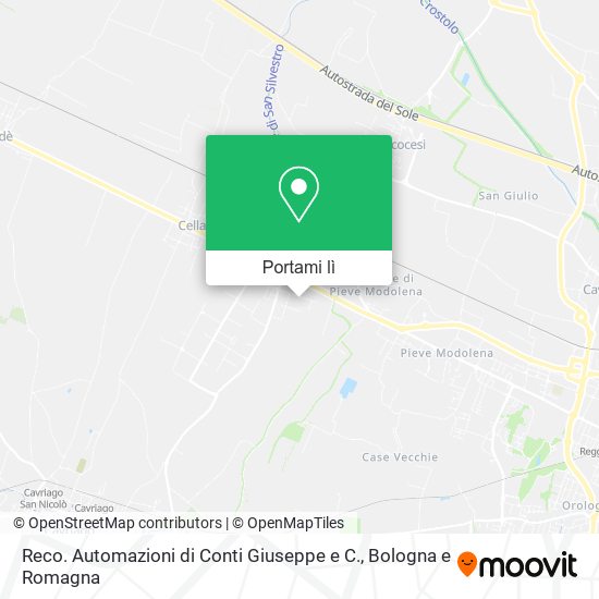 Mappa Reco. Automazioni di Conti Giuseppe e C.