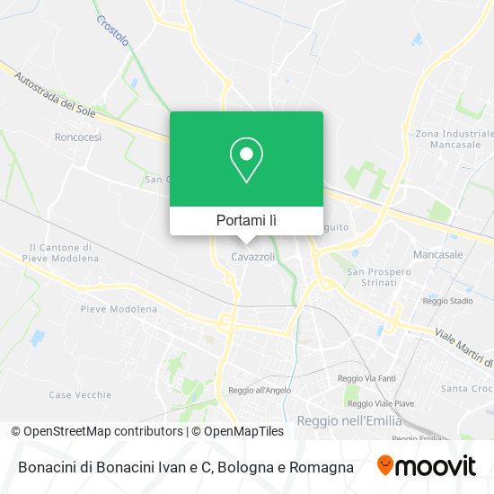 Mappa Bonacini di Bonacini Ivan e C
