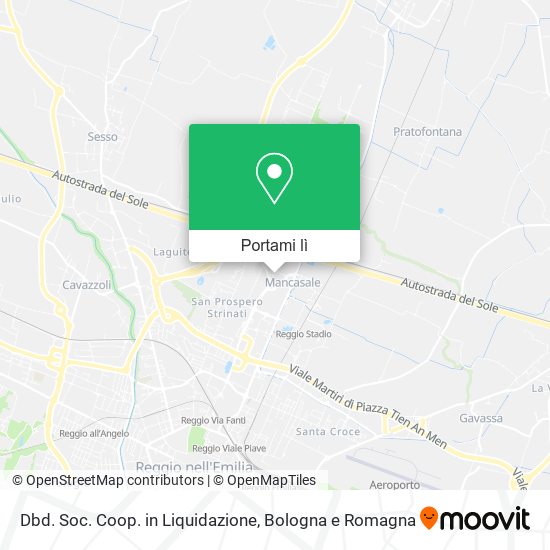 Mappa Dbd. Soc. Coop. in Liquidazione