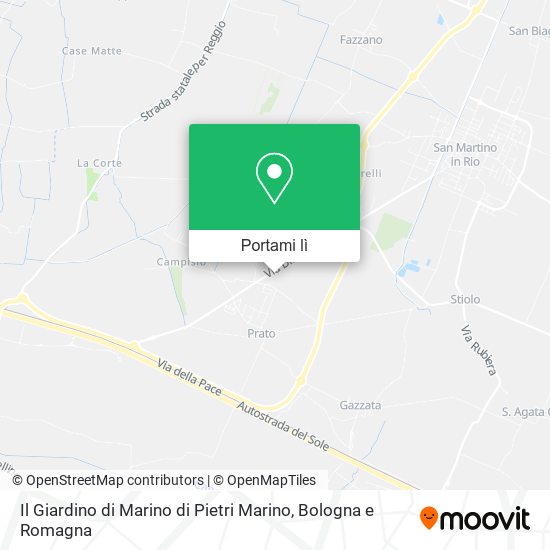 Mappa Il Giardino di Marino di Pietri Marino