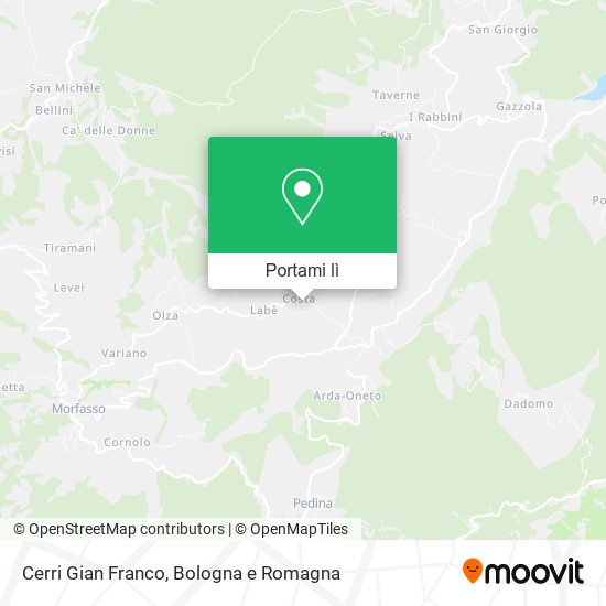 Mappa Cerri Gian Franco