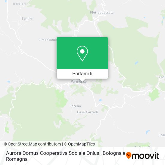 Mappa Aurora Domus Cooperativa Sociale Onlus.
