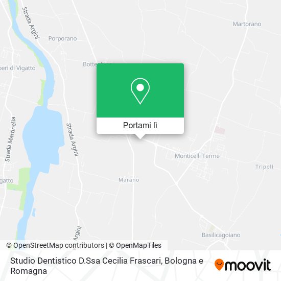 Mappa Studio Dentistico D.Ssa Cecilia Frascari