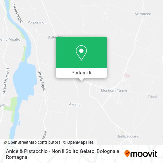 Mappa Anice & Pistacchio - Non il Solito Gelato