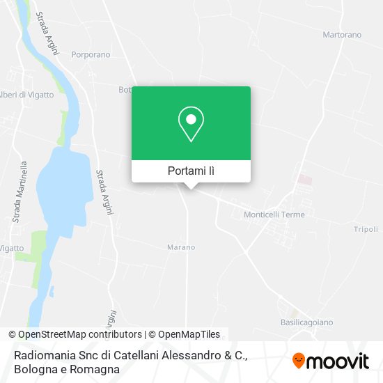 Mappa Radiomania Snc di Catellani Alessandro & C.