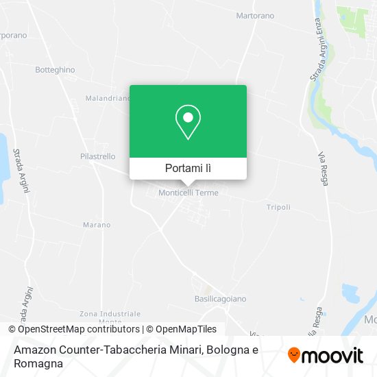 Mappa Amazon Counter-Tabaccheria Minari