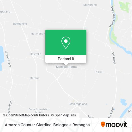 Mappa Amazon Counter-Giardino