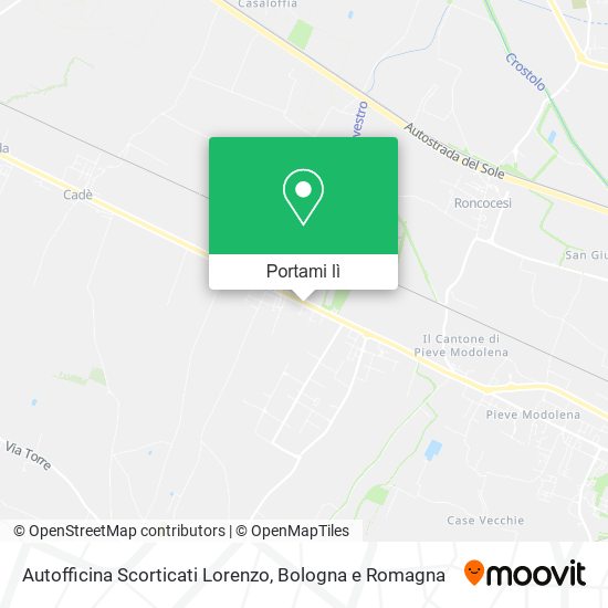 Mappa Autofficina Scorticati Lorenzo