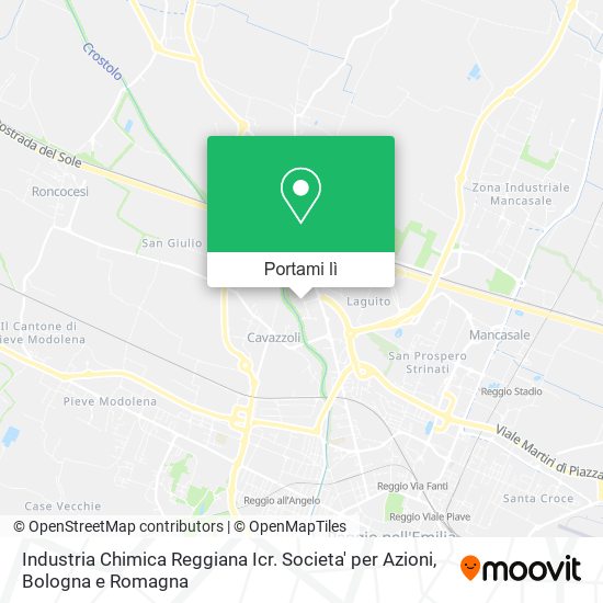 Mappa Industria Chimica Reggiana Icr. Societa' per Azioni