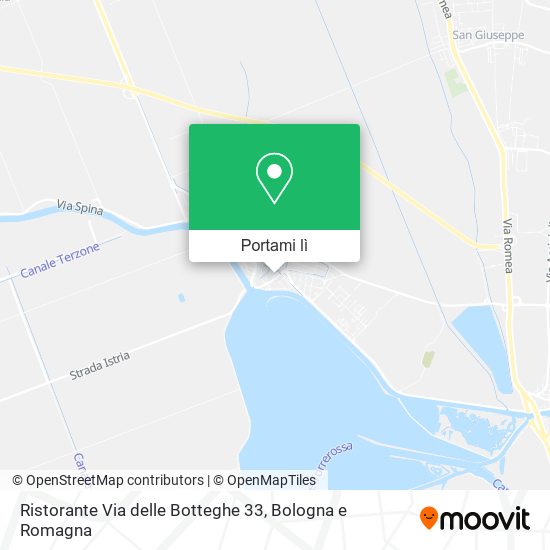 Mappa Ristorante Via delle Botteghe 33