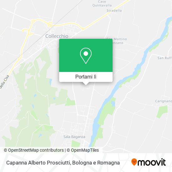 Mappa Capanna Alberto Prosciutti