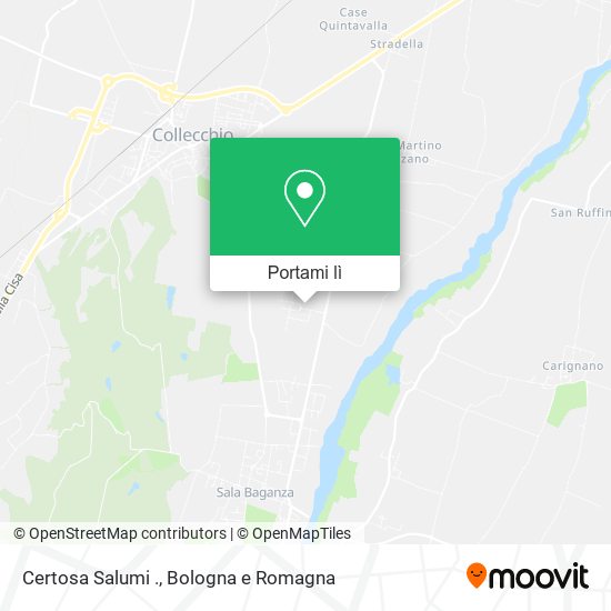Mappa Certosa Salumi .